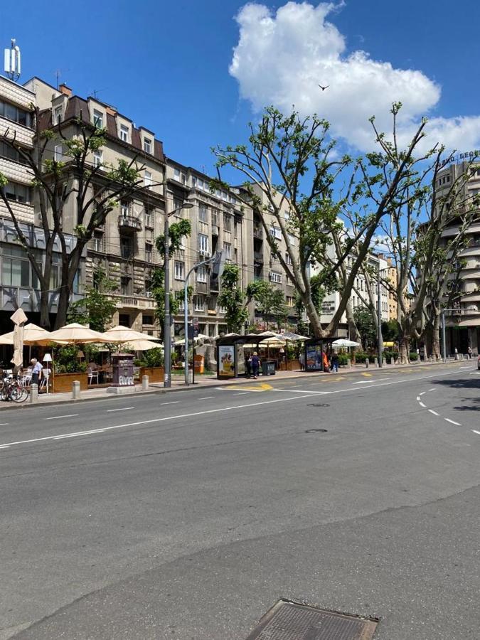 Politika Lägenhet Belgrad Exteriör bild